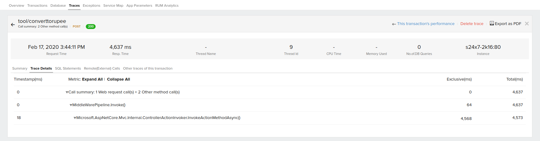 APM_Before_CustomInstrumentation Before instrumentation