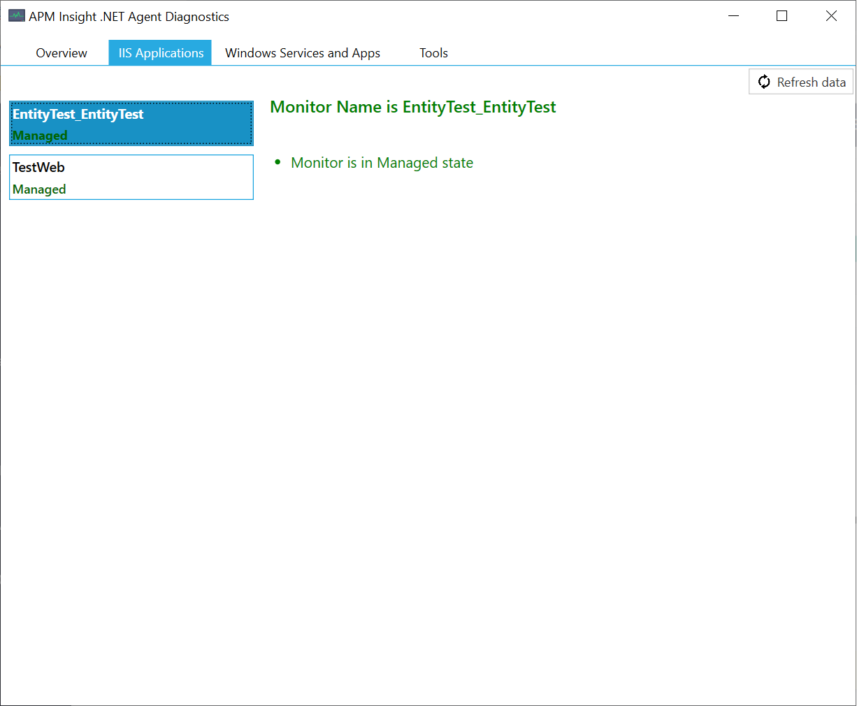 apm-health-monitor-iis IIS Applications