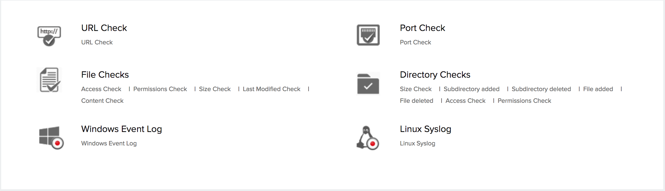 System resource checks System resource checks