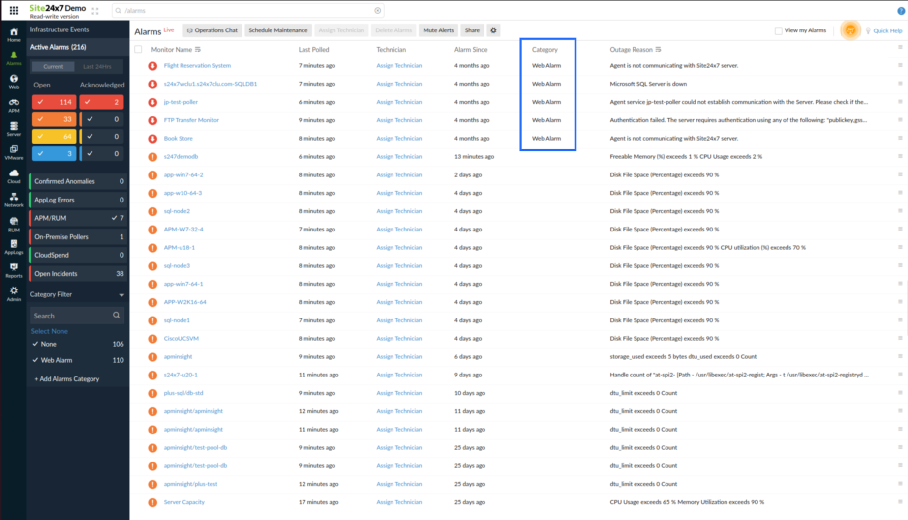 category-column Category column