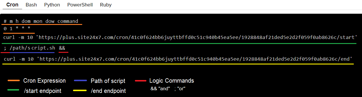cron-url Cron URL