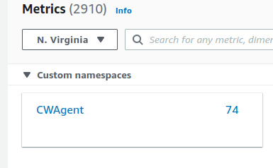 cwagent-namespace CloudWatch agent namespace