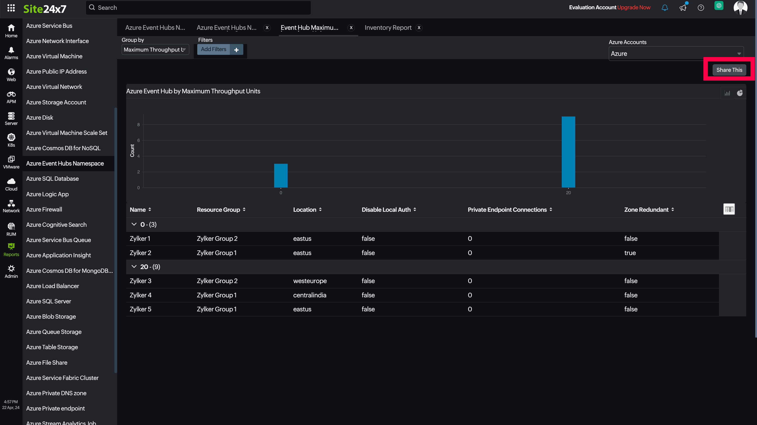 event-hub-inventory Event Hub Inventory