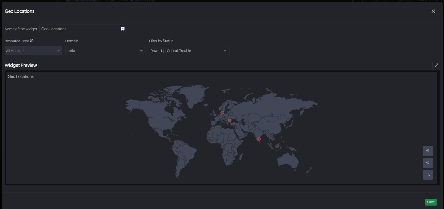 Geo Location Widget