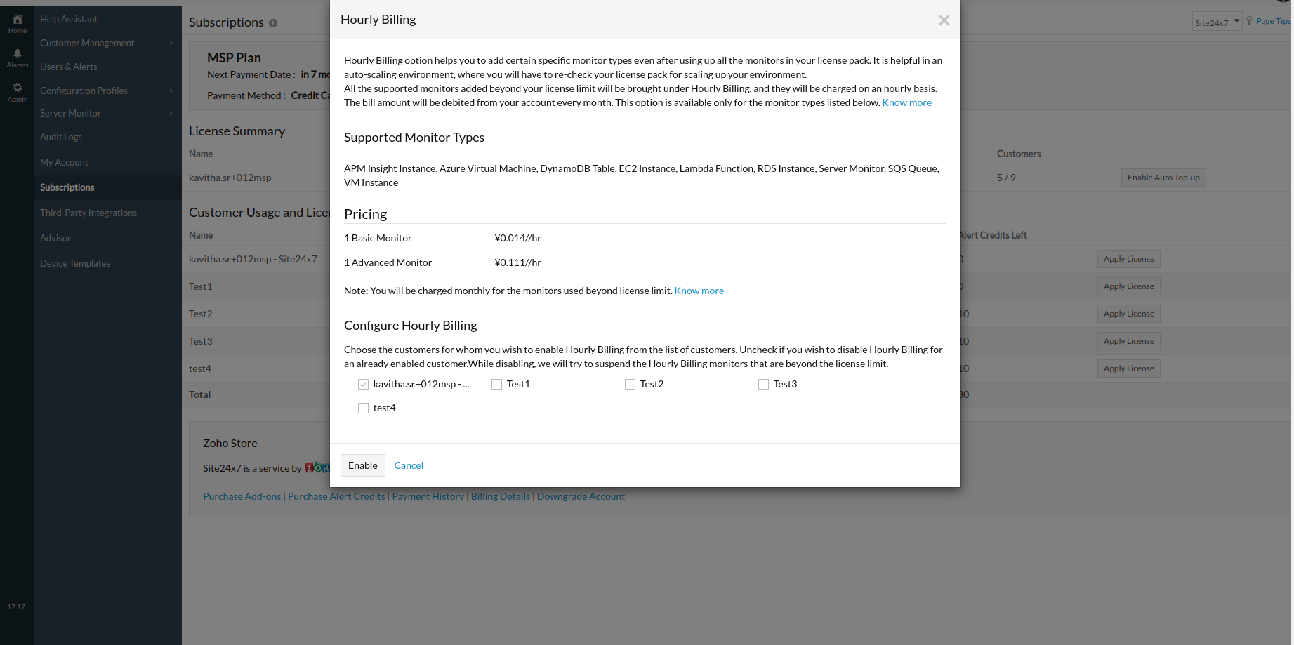 hourly-billing-msp