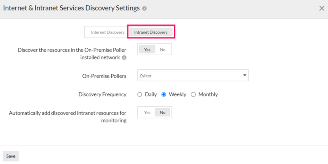 intranet-services-discovery-settings