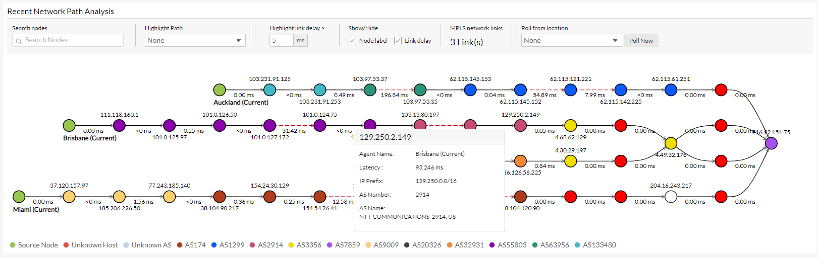 isp-traceroute ISP latency traceroute