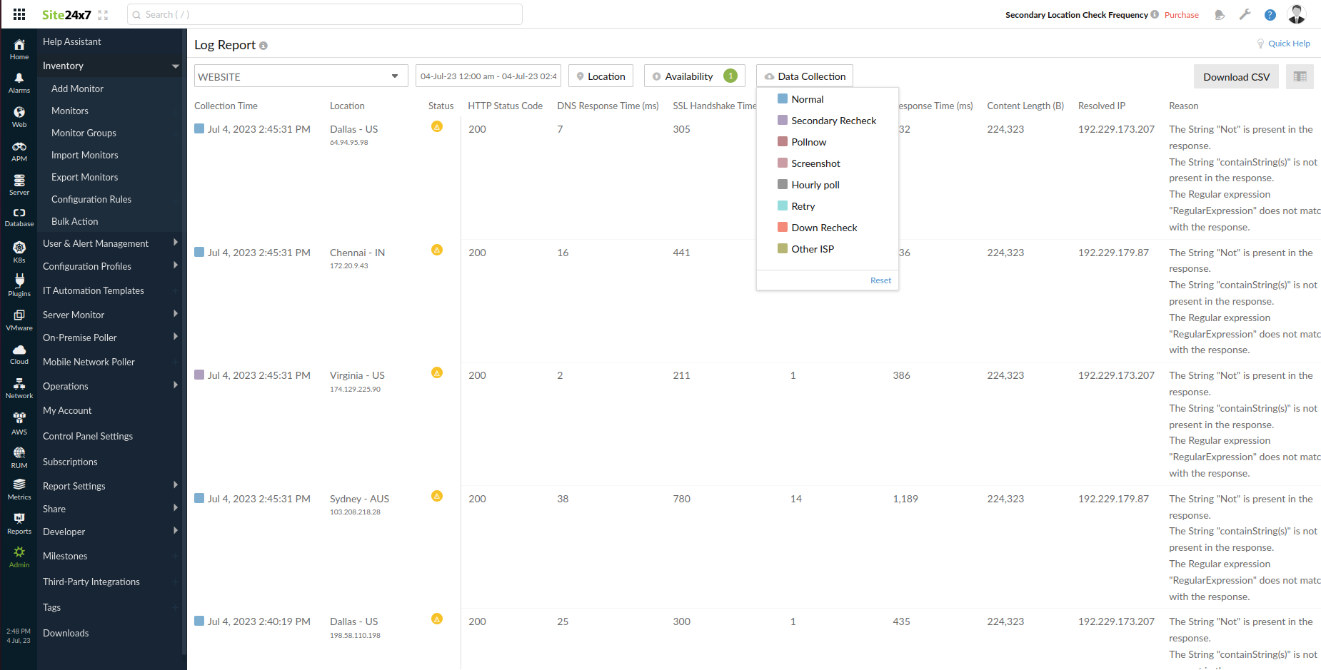 log-reports Learn how to generate log reports