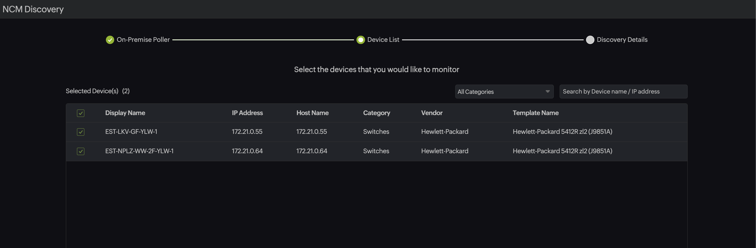 NCM Discovery Profile