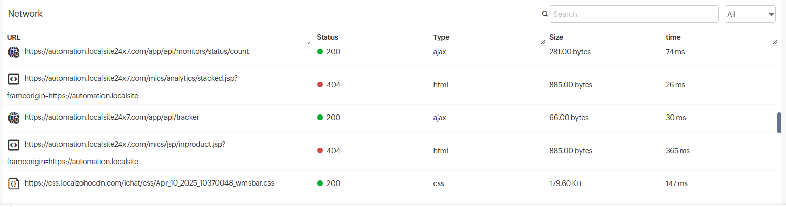 Network section
