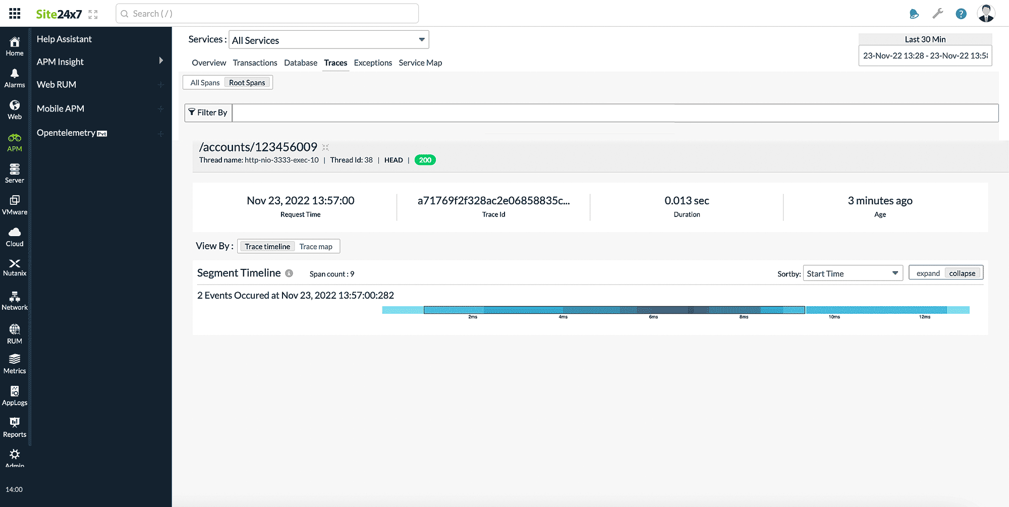 otel-traces-click-view On click view of opentelemetry Traces tab