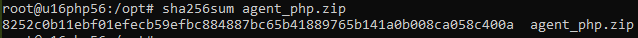 php-checksum-output