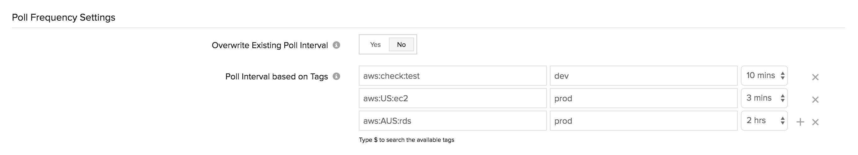 poll-freq-using-tags View and set poll frequency using tags.