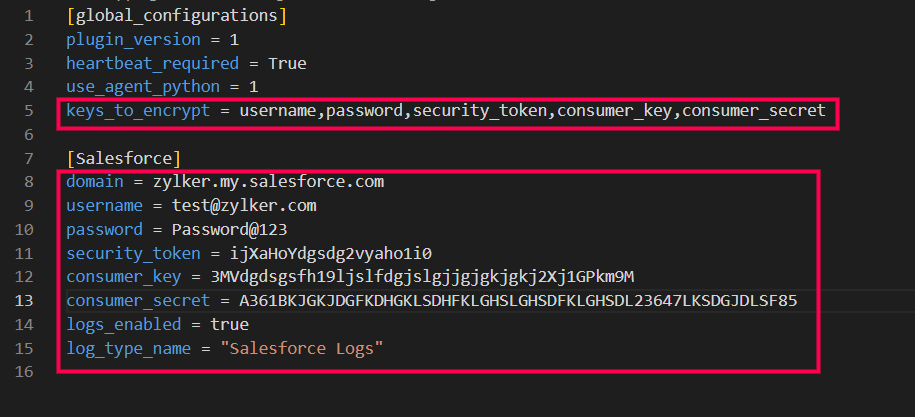 salesforce-config
