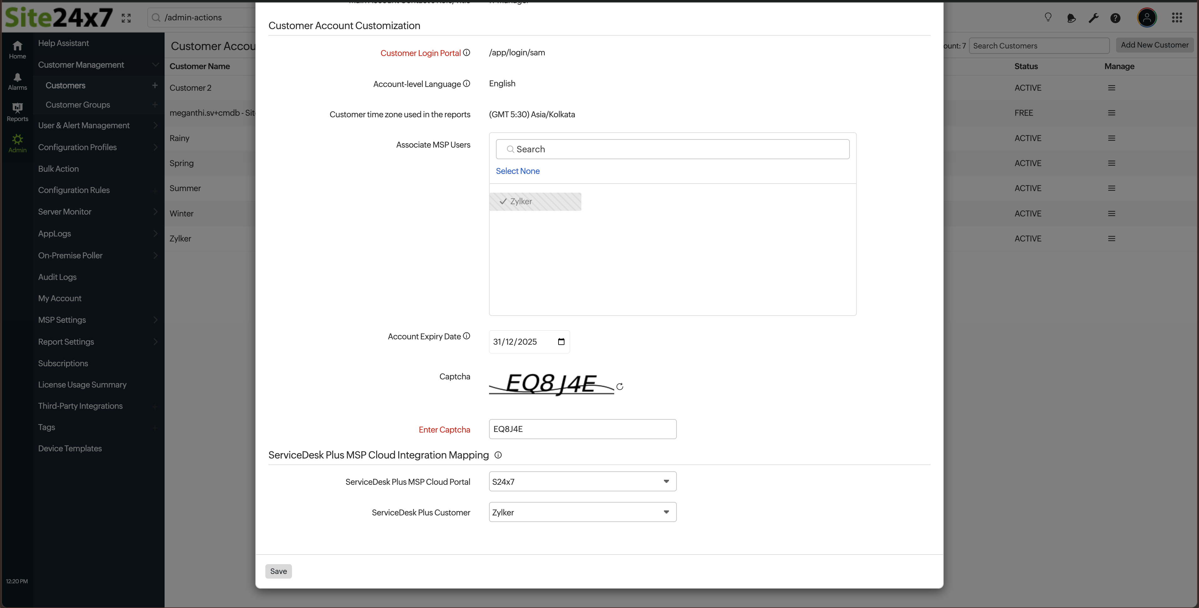 SDP MSP Cloud