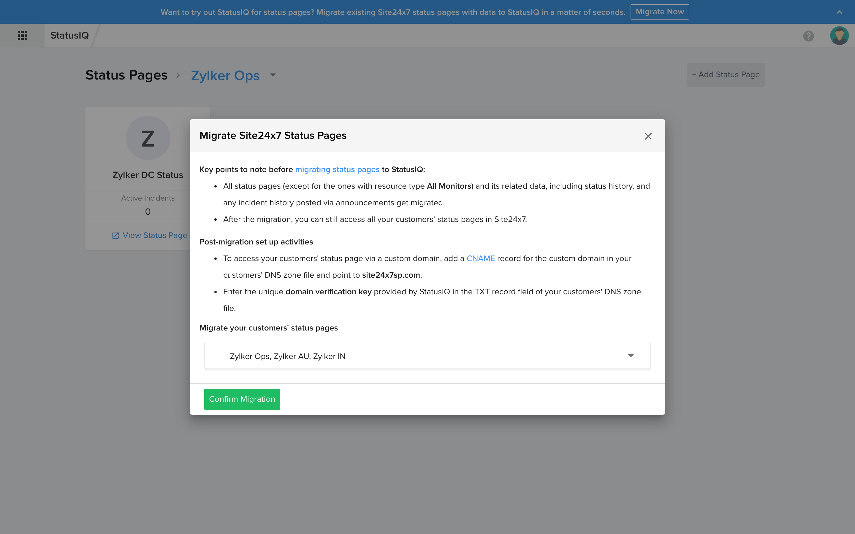 migrate-msp-to-statuspage Migrate your msp customer status pages