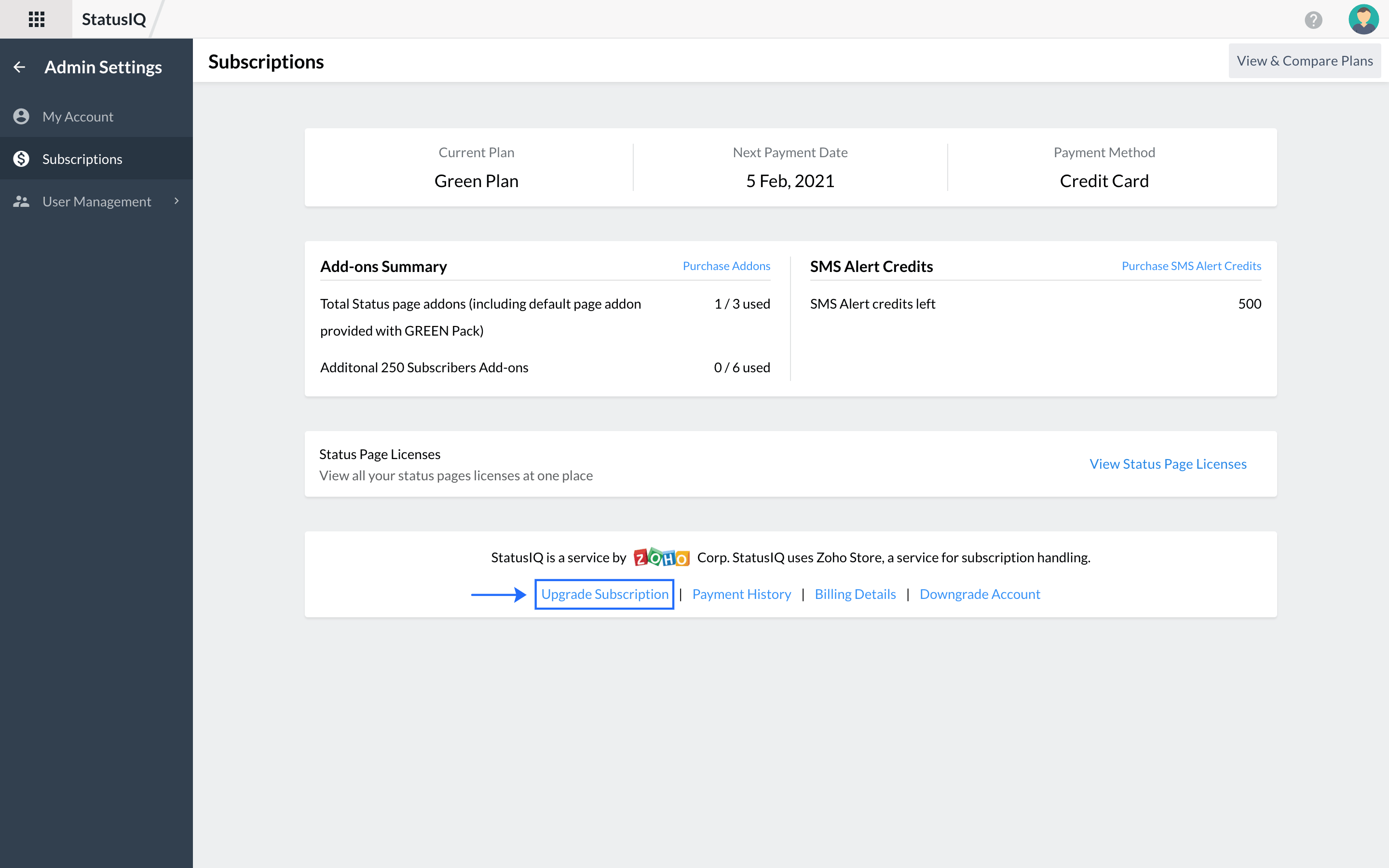upgrade-subscription Get to know how to upgrade subscription