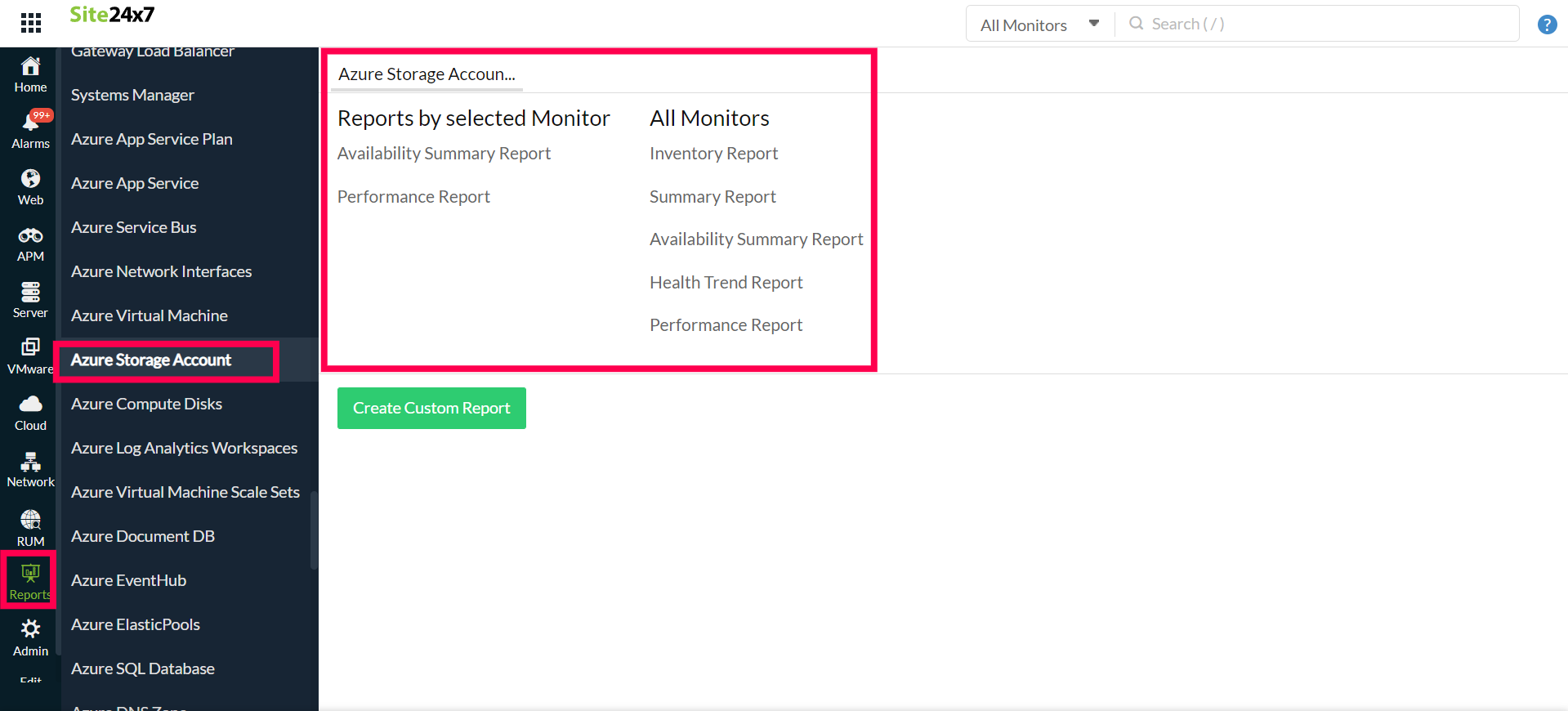 storage-account-reports Storage Account Reports