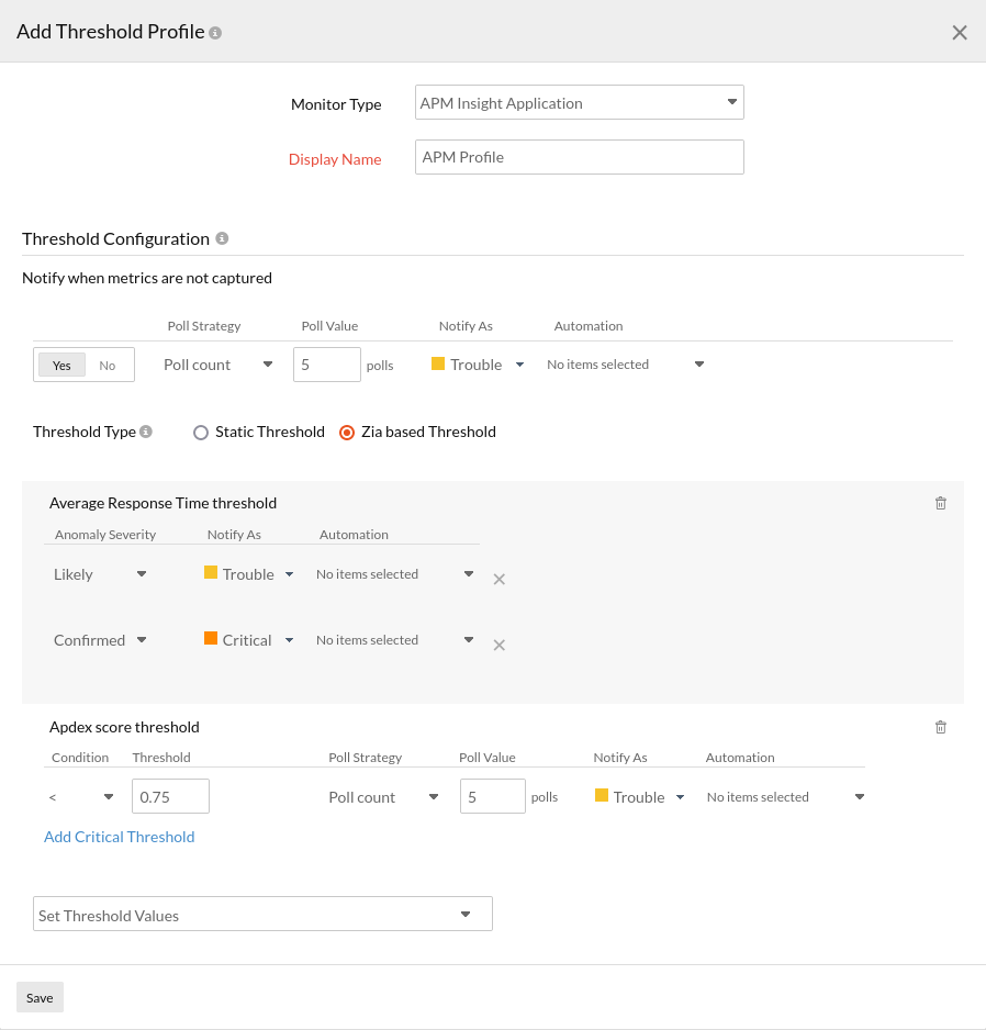 threshold-avl-apm Threshold and Availability for APM Application/Instance