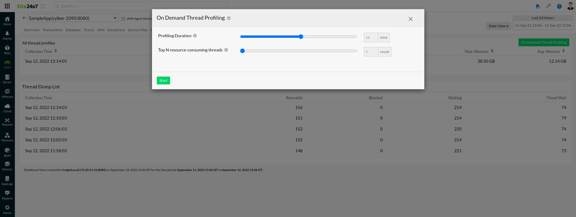 top-n-resource-consuming-threads Top N resource-consuming threads