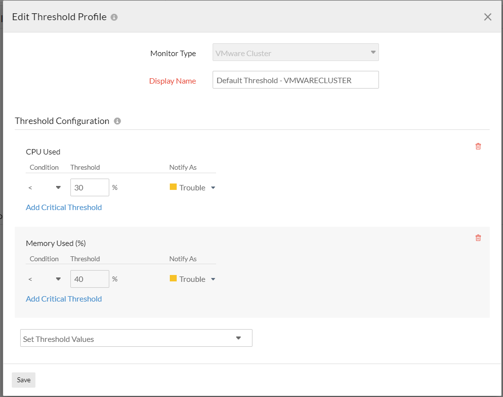vmware-threshold-profile vmware-threshold-profile
